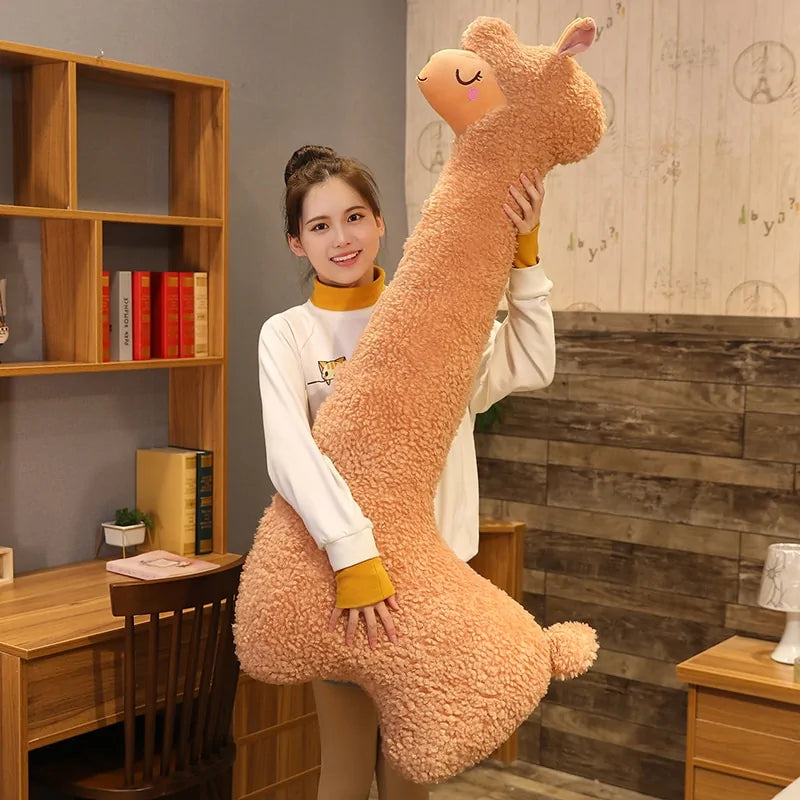 🦙✨ Almohada Gigante Alpaca: Suave, Cálida y Adorable ✨🦙