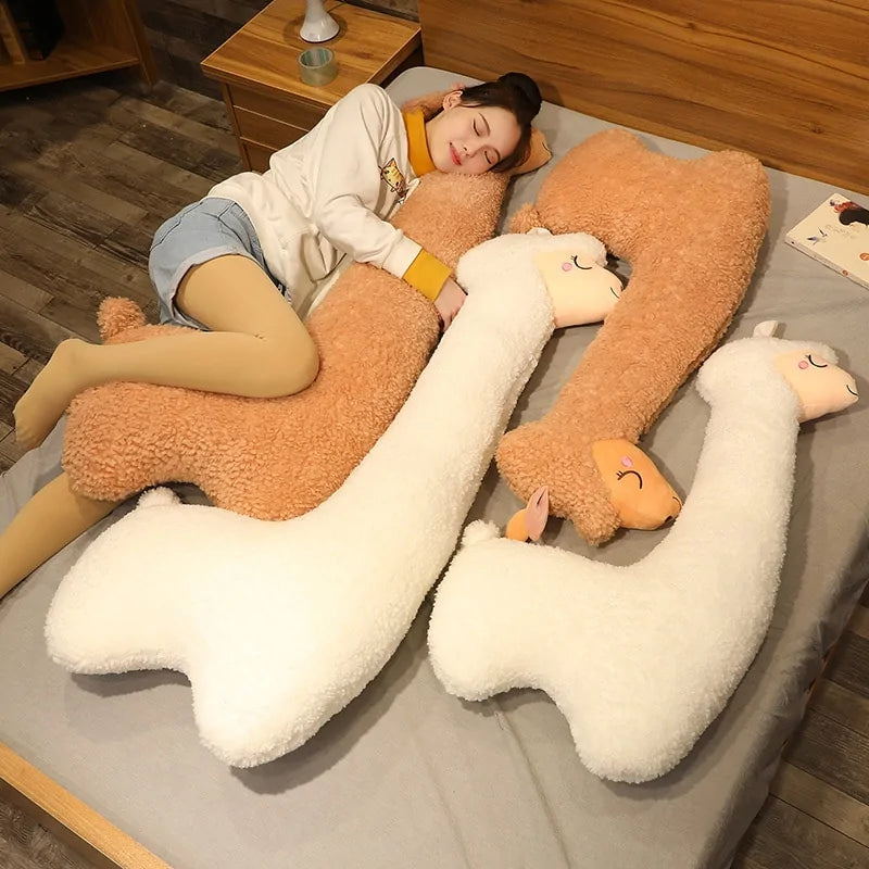 🦙✨ Almohada Gigante Alpaca: Suave, Cálida y Adorable ✨🦙